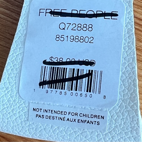 Free People Gold and Pink Ring Set NWT stackable boho festival western coastal - Picture 5 of 6